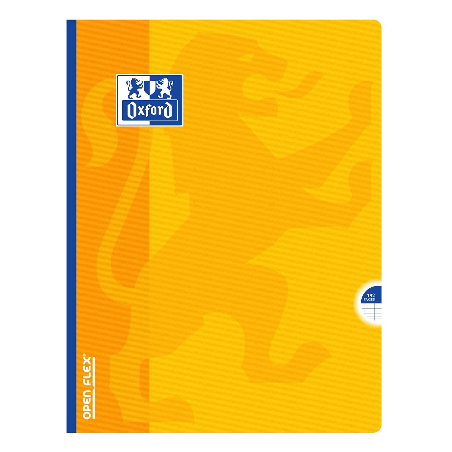 Hamelin – Confezione di 3 quaderni broché Openflex 24 x 32 cm 192 pagine 90 g Rigatura in polipropilene, colori assortiti