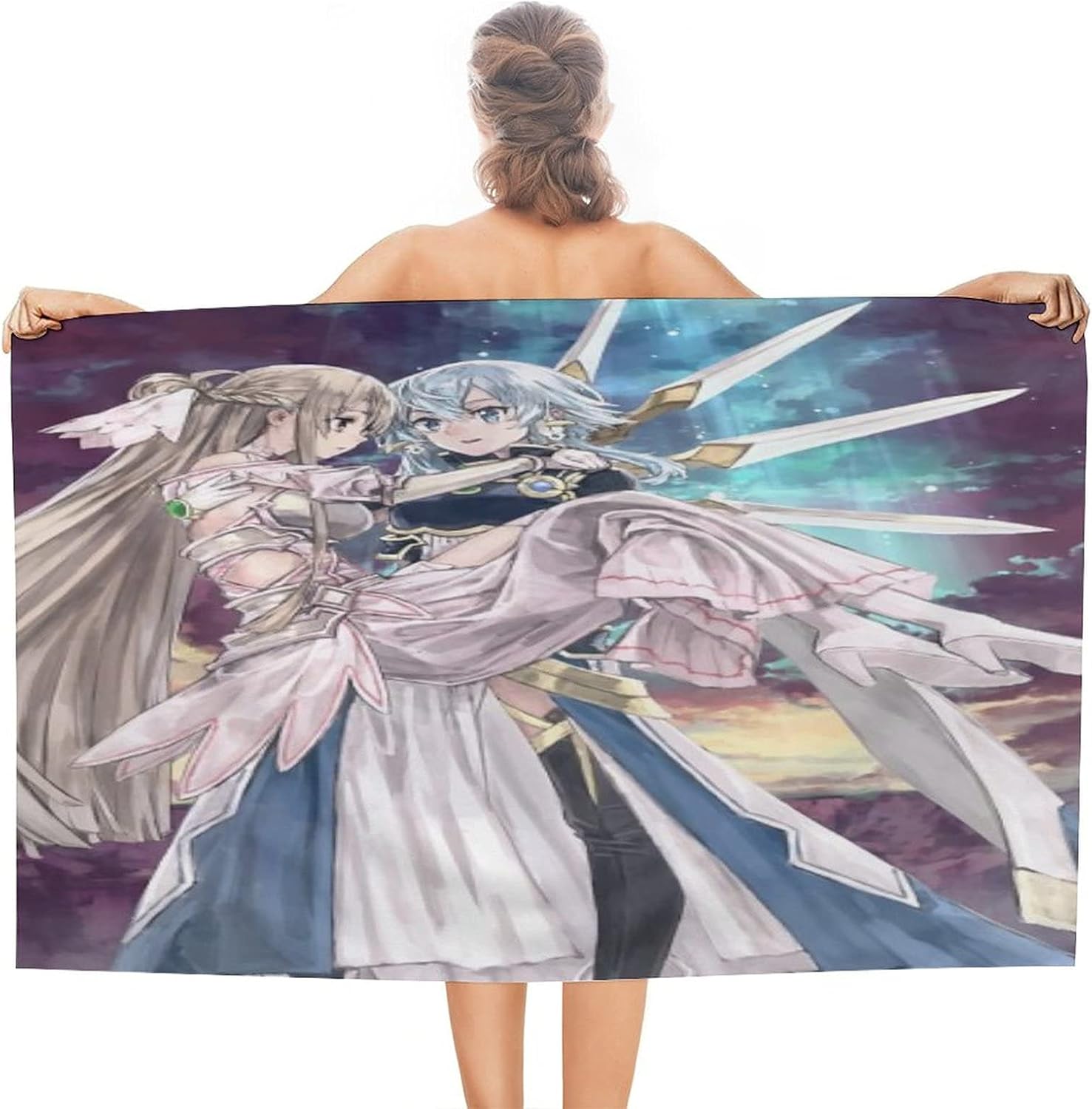 ソードアートオンライン SAO サイン入り ハンドタオル アスナ ソード