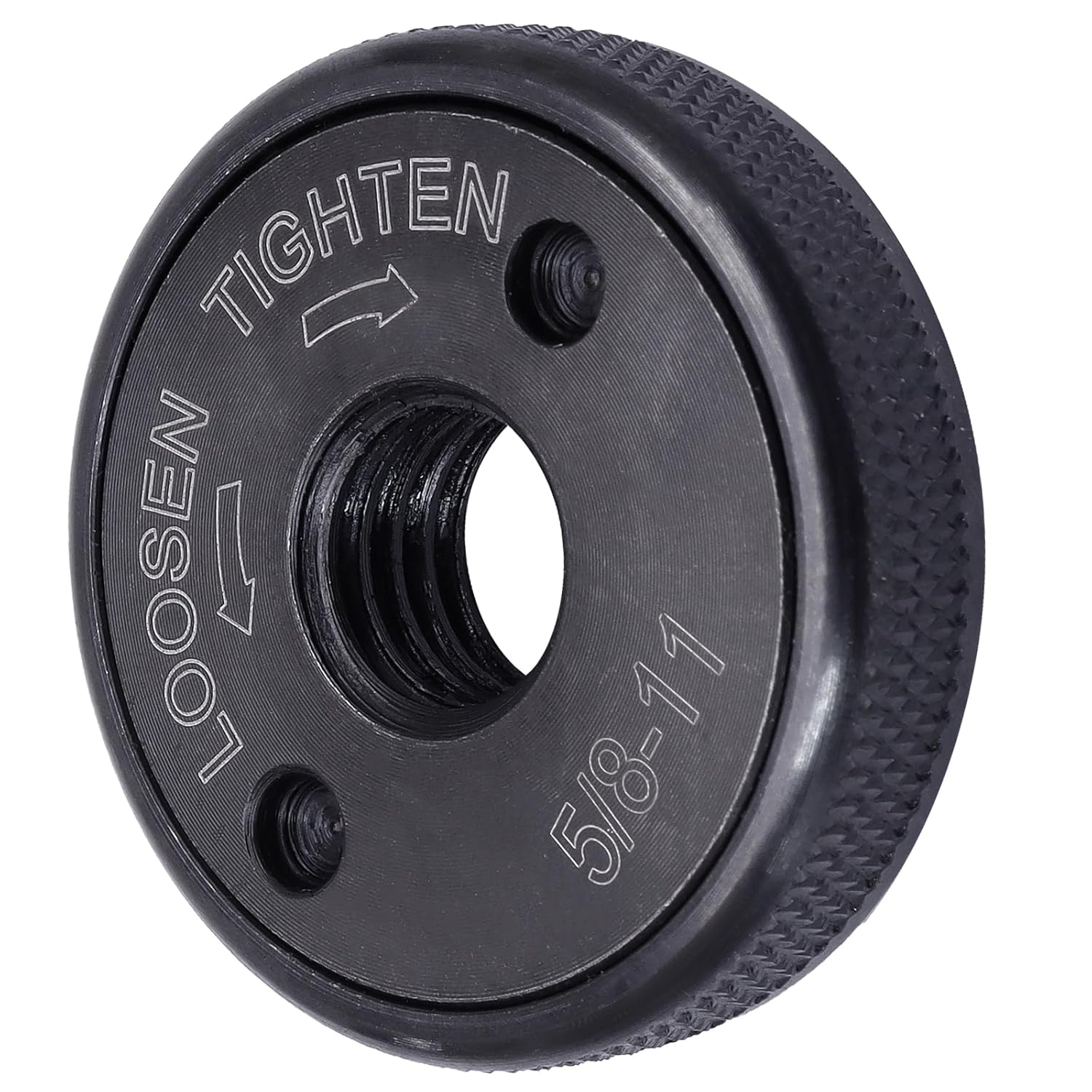 Biaungdo 5/8"-11 Thread Angle Grinder Flange Nut, Quick Release Self Locking Flange Nuts Replacement for Angle Grinder