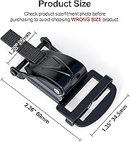 Vista 3 de Kit de hebilla de liberación rápida JAGASOL para casco de motocicleta, accesorios de metal para casco de motocicleta, correa para la barbilla