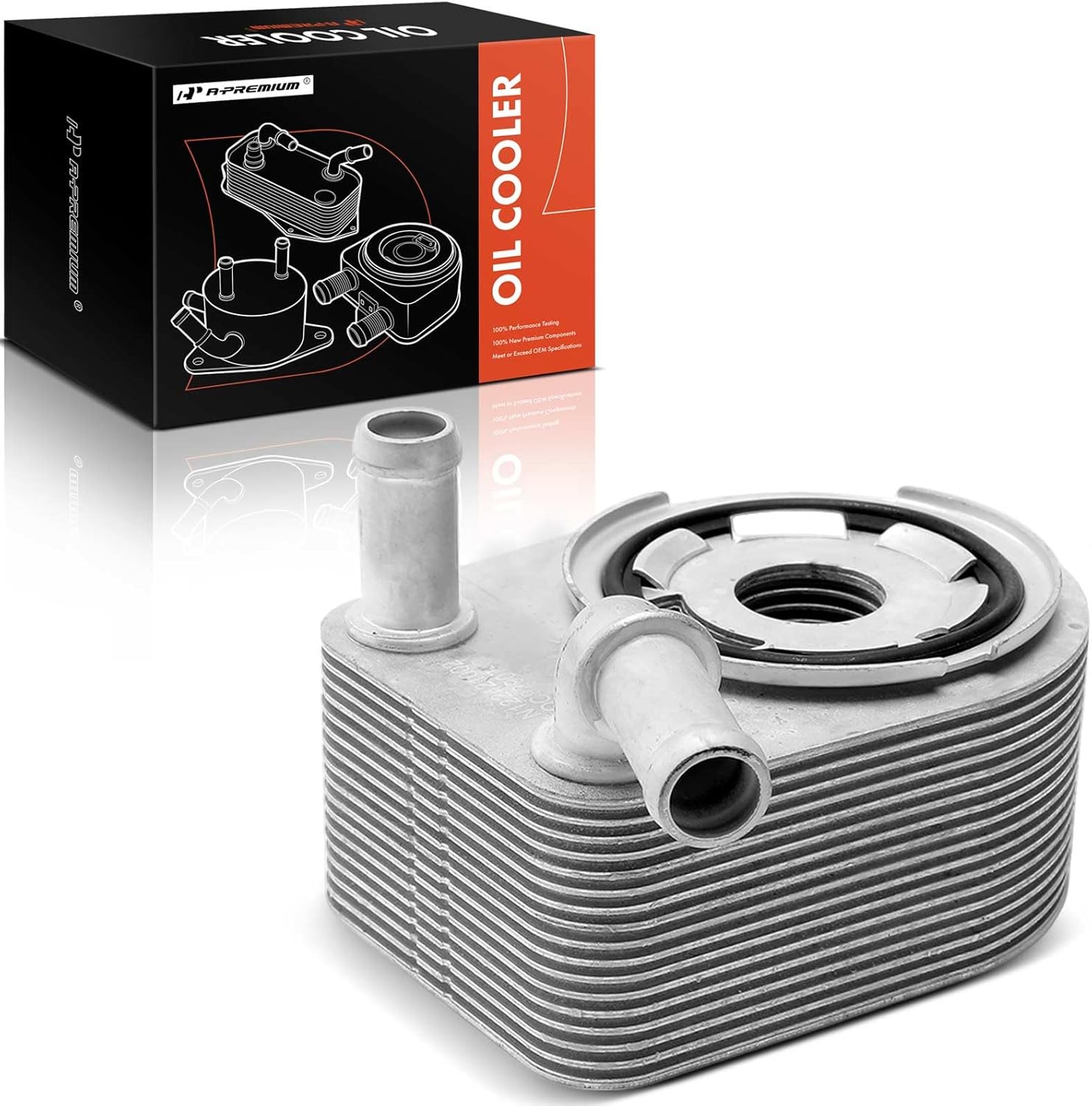 A-Premium Engine Oil Cooler Compatible with Chrysler Pacifica 2004 2005 2006, 3.5L