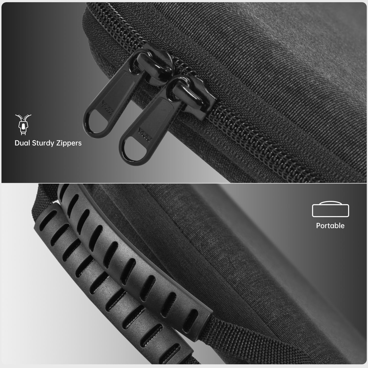 CASEDAO Hard Keyboard Carrying Case Sleeve Cover for MX Keys S/MX Keys Advanced Wireless Illuminated Keyboard, Travel Protective Storage Bag - Image 4