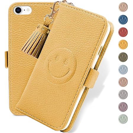 Amazon Co Jp Iphone Se ケース 第2世代 Iphone8 7 6s 6 手帳型 ケース かわいい 笑顔 Iphone8 ケース おしゃれ アイフォン8 ケース 手帳型 スマイリート付きエンボス加工 スマホケース アイフォン6s ケース 手帳 Iphone 7 全面保護カバー 女性のファッション耐