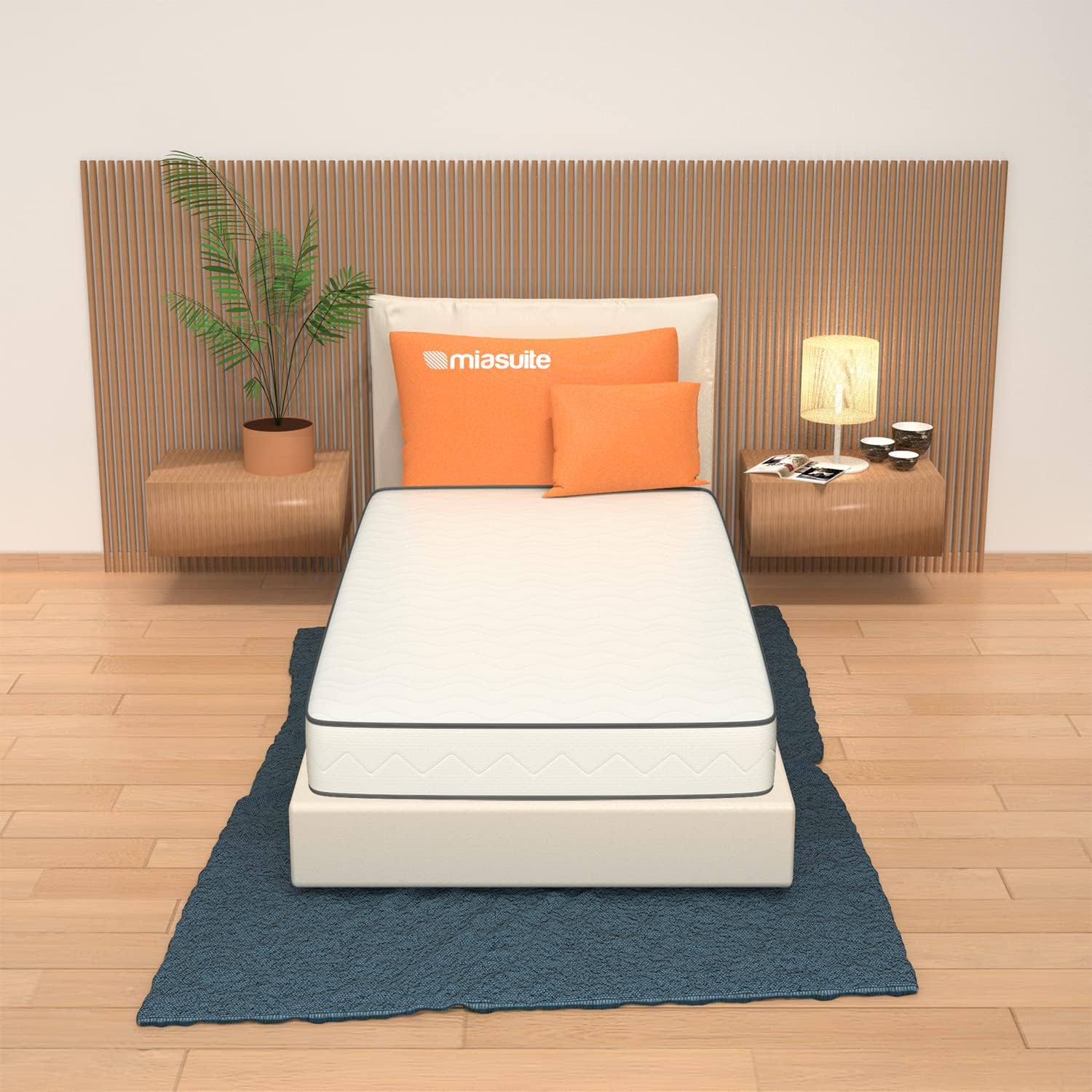 miasuite i sogni italiani Materasso Memory Singolo 85x200, Alto 18 cm - 100% Made in Italy - Anallergico, Antibatterico, Antiacaro - Ortopedico, Dispositivo Medico | Primavera H18