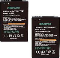 Hisewen 2 Darabos Akkumulátor Csomag Siemens Gigaset SL78H SL780 SL785 SL788 SL400 SL400A SL400H X656 Telekom A806 Telefonokhoz 1