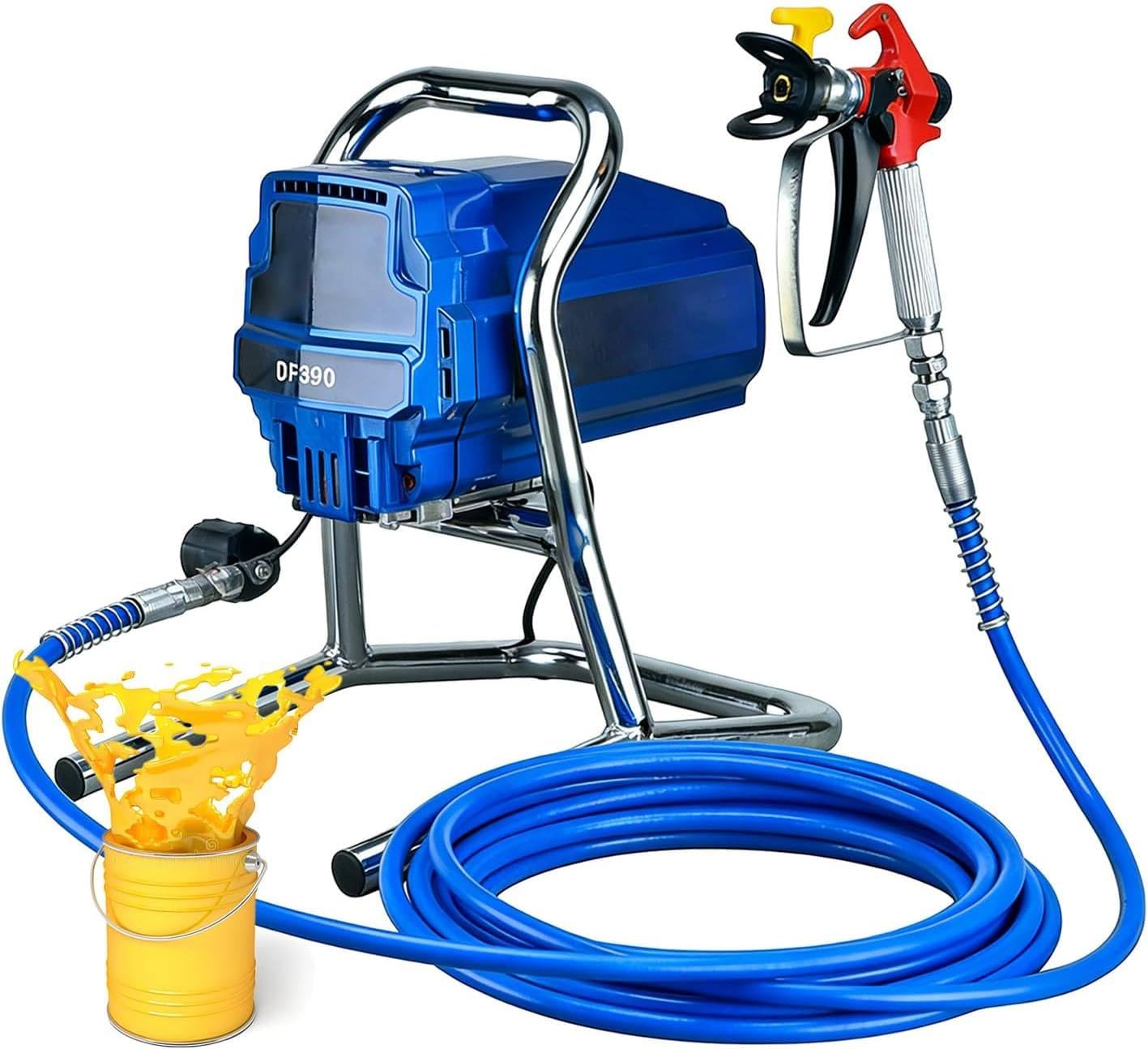 XUXIAO Airless Paint Sprayer, 3000PSI High Efficiency Electric Airless Sprayer, Handheld Paint Sprayers, for Interior/Exterior Walls, Fence, Furniture & Cabinet