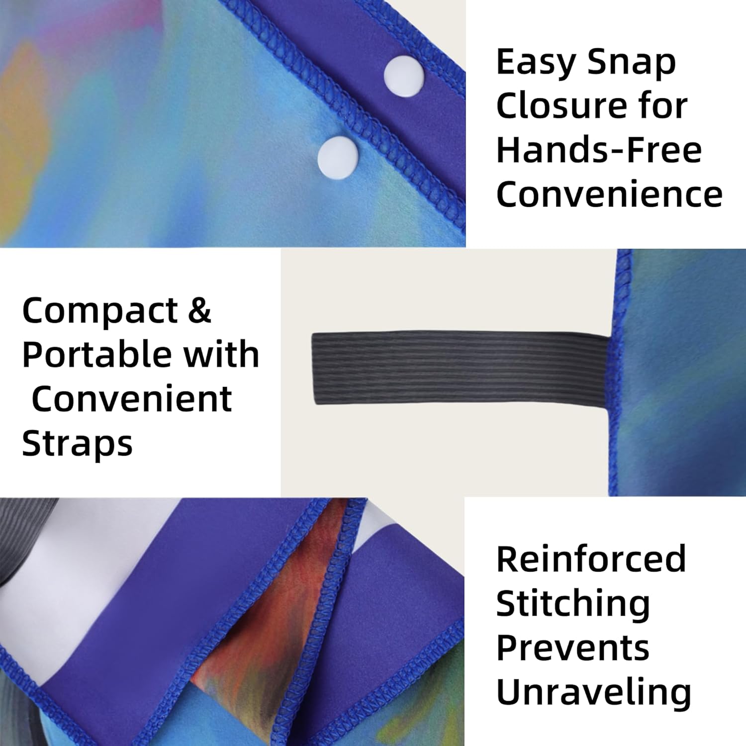 Microfiber Extra Large, Oversized Blue White Striped Beach Towels (70''x35''),Soft&Lightweight 2 Pack XL Quick Dry Cute Dolphin Towel for Adults & Women，Sand Free for Pool,Spa,Swim,Travel - Image 5