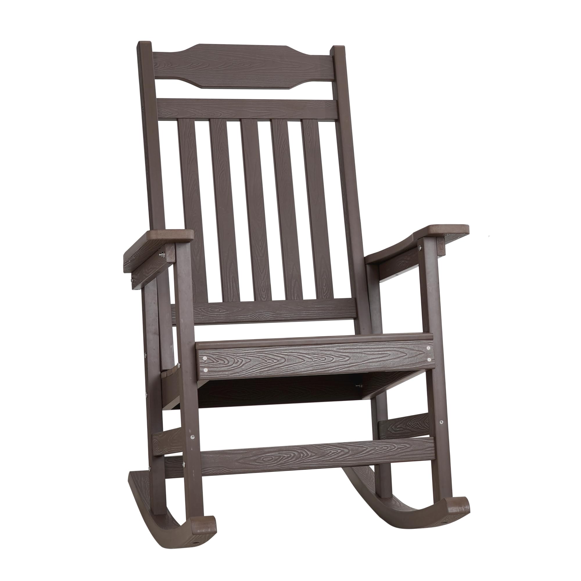 Black Rocking Chair Outdoor YANGTEK Adirondack Rocking Chair,HDP