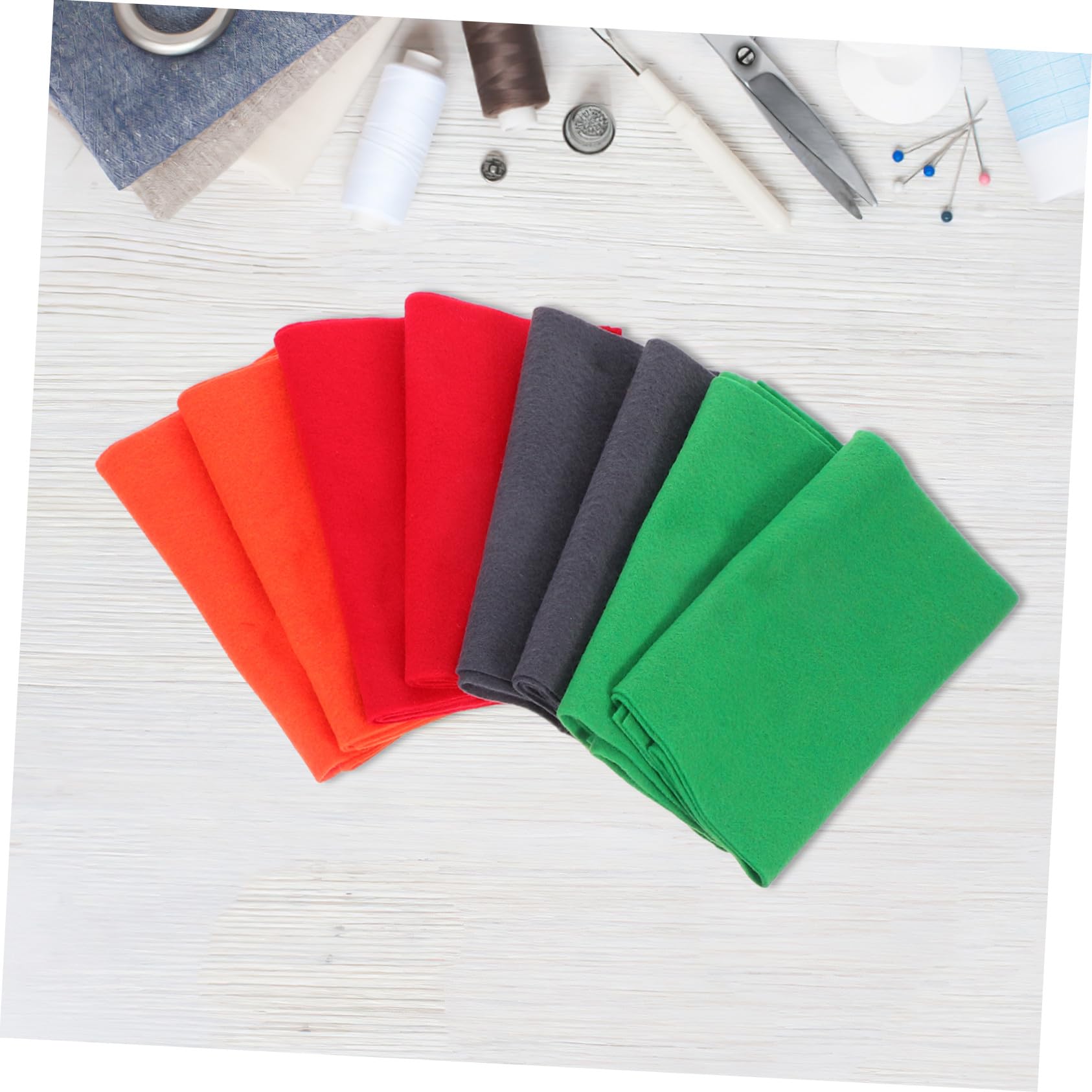 Gadpiparty 16stücke Farbige Filzplatten Für Bastelarbeiten Nähen Und DIY-projekte Strapazierfähiger Filzstoff Mit Feiner Textur Für Kreatives Gestalten Und Schulprojekte