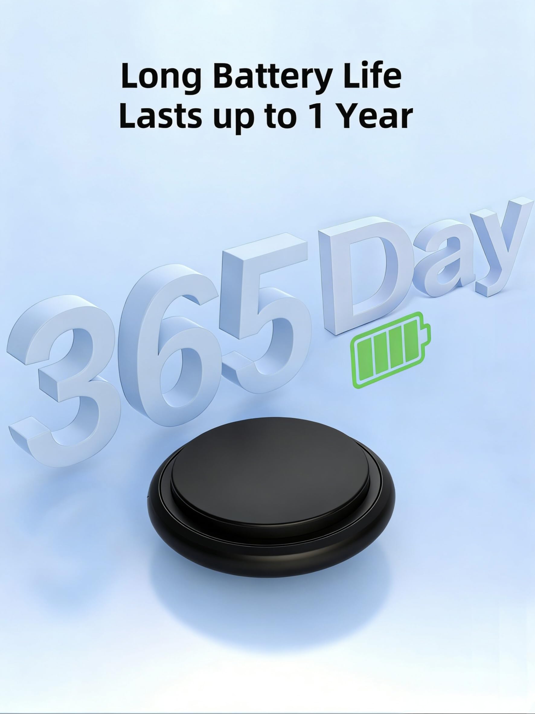 Confezione da 4 etichette per tracciamento dell'aria, Bluetooth Tracker, localizzatore di chiavi con suono, funziona con Apple Find My (solo iOS), per trovare oggetti per bagagli, portafogli, borse