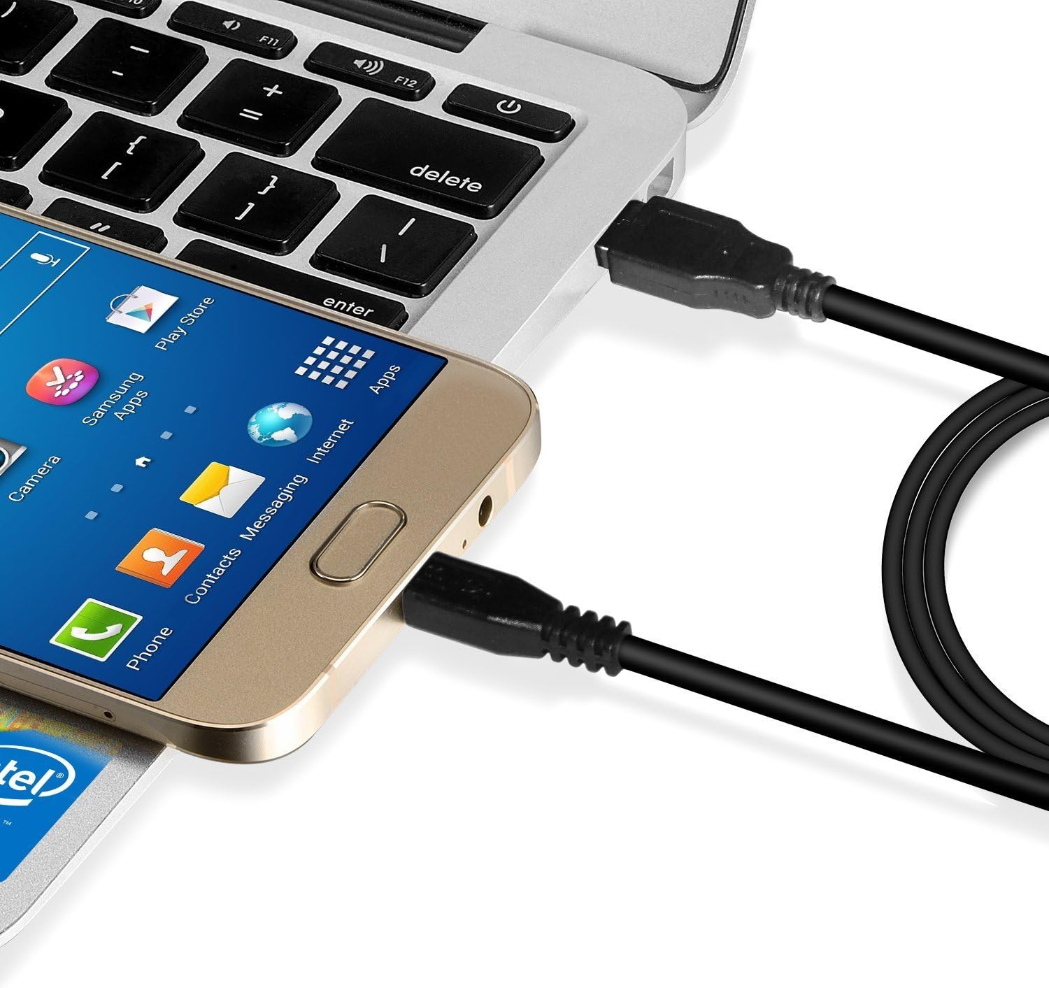 iXCC 6 Feet Extra Long Micro USB to USB(2.0) Cable, Super Durable A Male to Micro B Charge and Sync Cord for Android/Windows/MP3/Camera and Other Device
