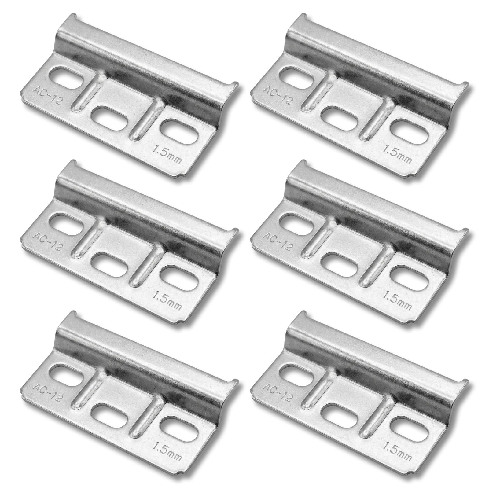 zhuyva 6 Pcs Kitchen Cabinet Wall Brackets, Kitchen Cabinet Brackets