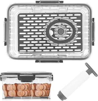 Bread Bin Airtight Bread Bins for Kitchen Counter, BPA Free Bread Box Enduring Bread Storage Easy to Clean Time Recording Bread Storage with Lid Bread Bins Container for Homemade Toast