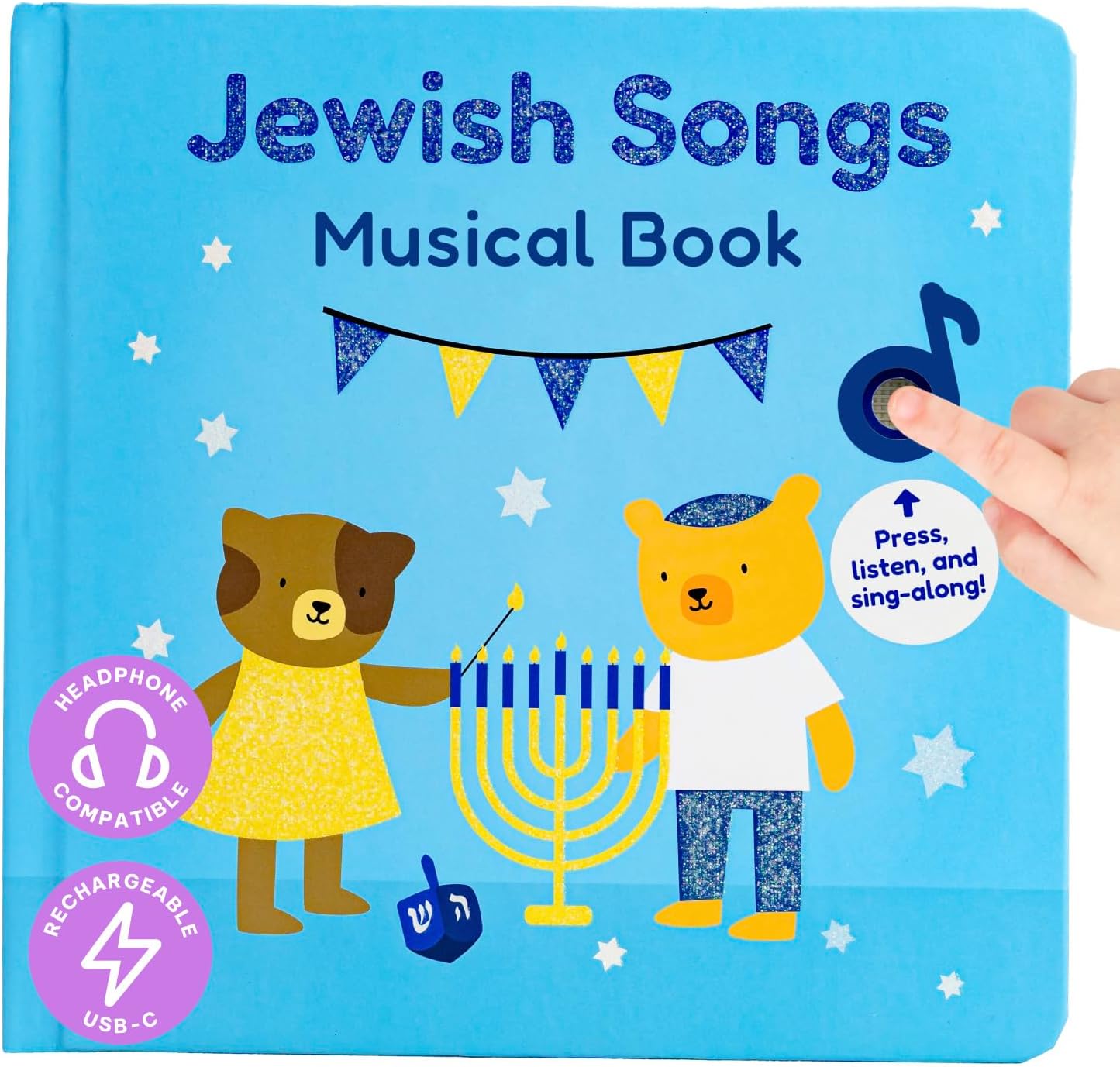 - Cali's Books Jewish Music Book for Toddlers 1-3 Years Old