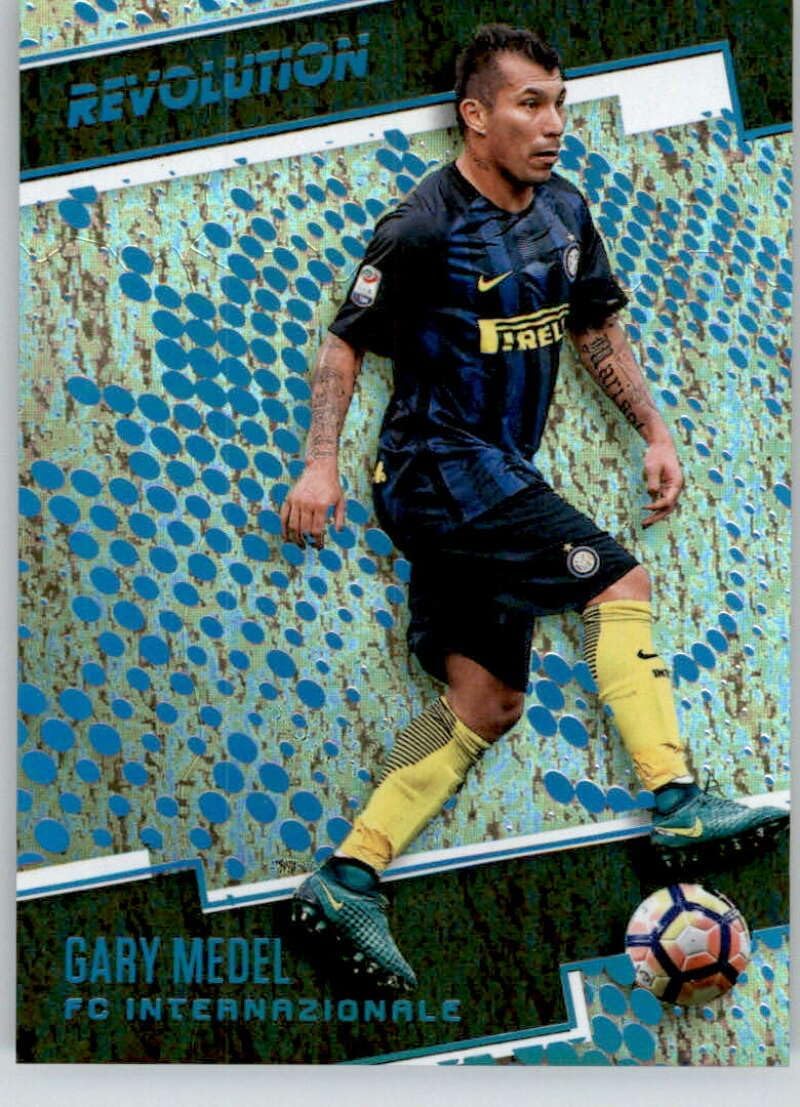 2017 Panini Revolution Magna #173 Gary Medel SER/49 FC Internazionale Official Soccer Card in Raw (NM or Better) Condition