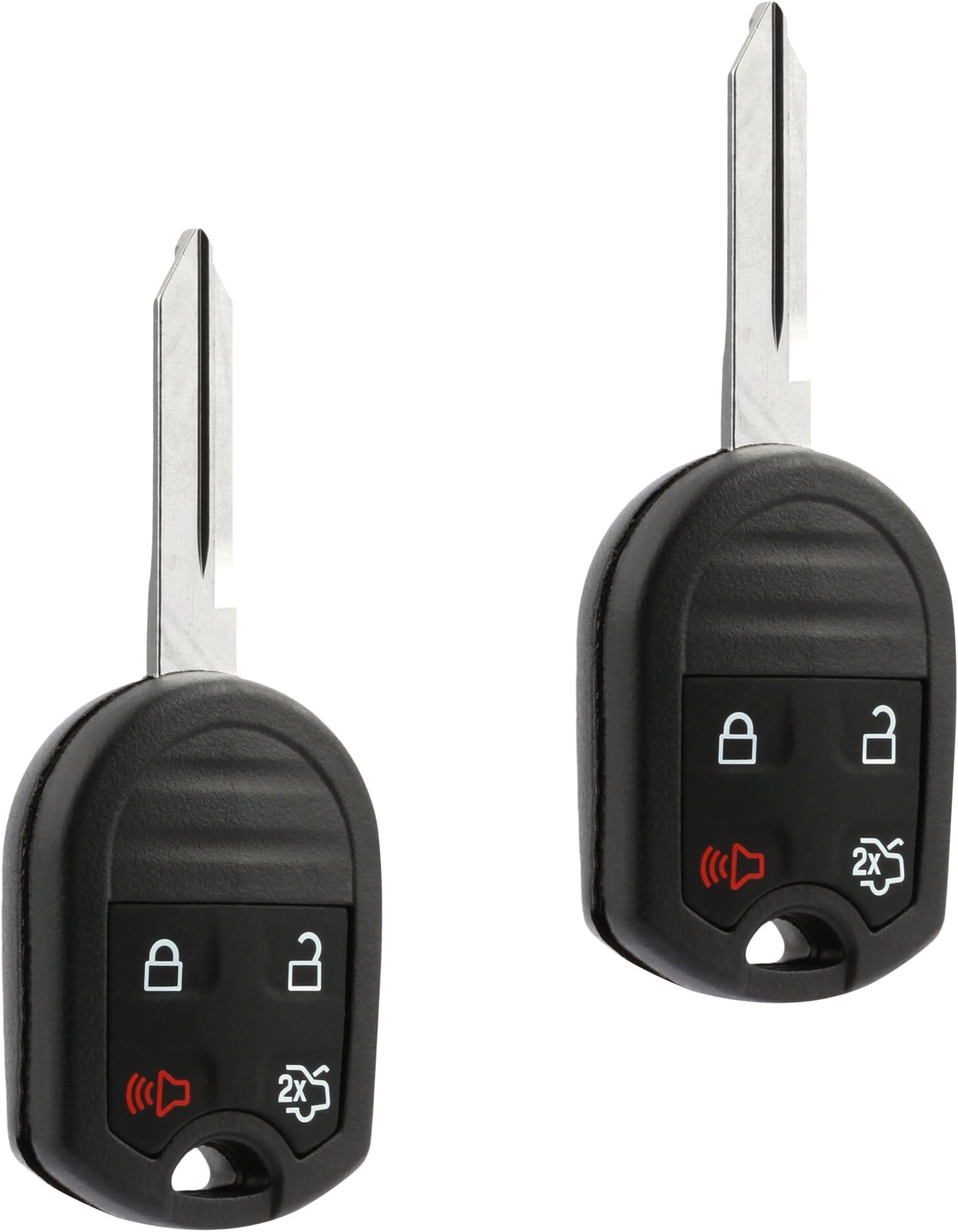 Car Key Fob Keyless Entry Remote fits Ford, Lincoln, Mercury, Mazda (CWTWB1U793 4-btn) - Guaranteed to Program
