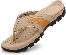 ARRIGO BELLO Men's Sports Sandals Summer Non-Slip Flip Flops Beach Pool Slippers for Outdoor, Hiking Sizes 41-46