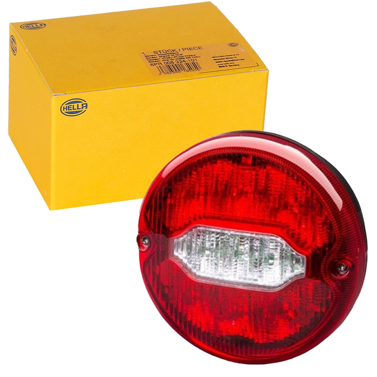 HELLA 2SD 013 155-101 Rearlight - LED - 24V - Bolted/Bolted - Lens Colour: Red/transparent - Cable: 290mm - right/left - Quantity: 1