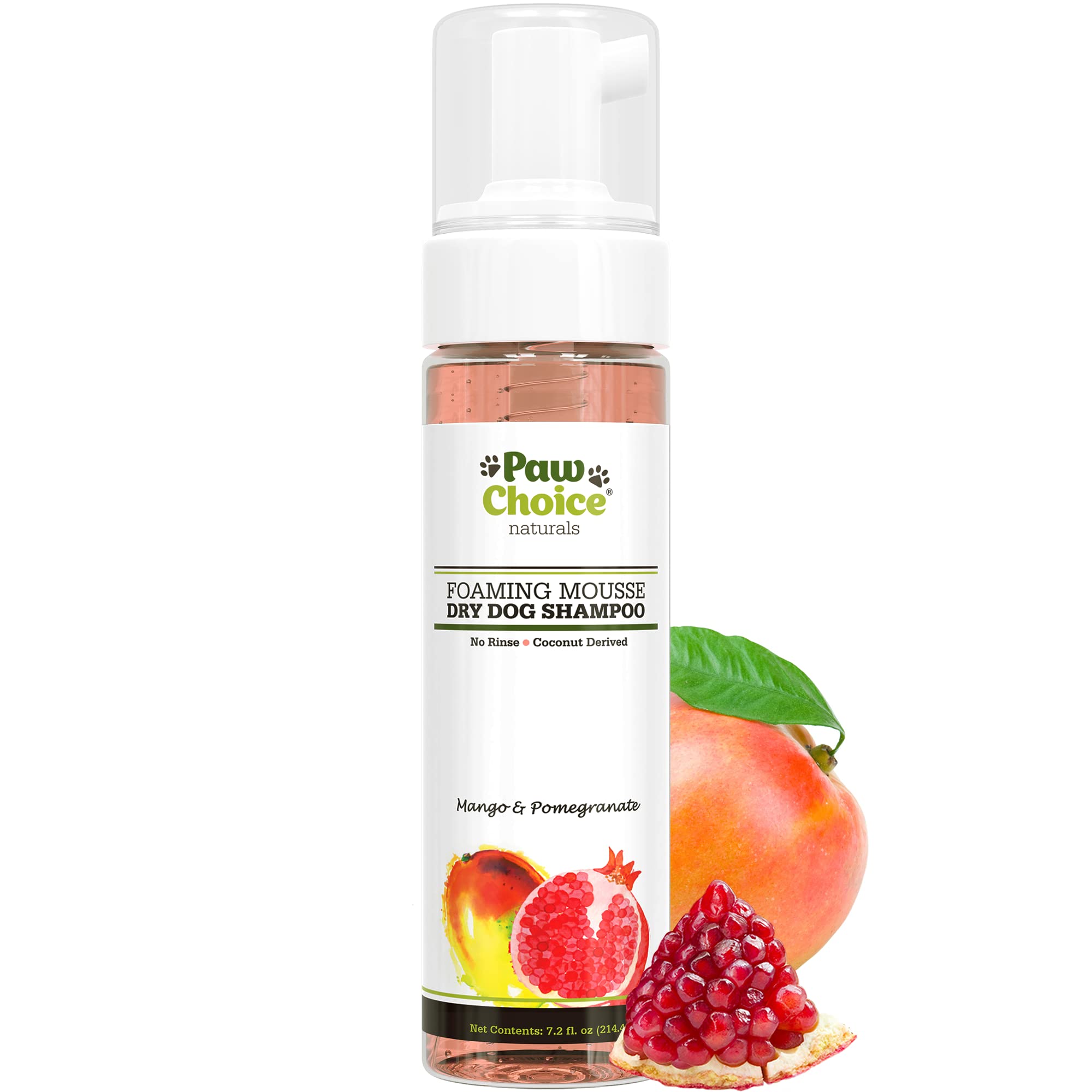 Buy Paw Choice Dry Dog Shampoo Waterless, No Rinse Foam Mousse for