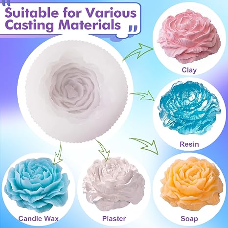 Silicone Mold Making Kit - 210oz Total 15A Liquid Silicone Rubber