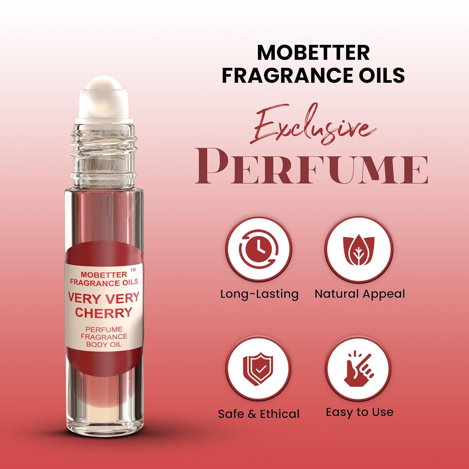 MOBETTER FRAGRANCE OILS Very Very Cherry Unisex Body Oil Perfume - Image 3