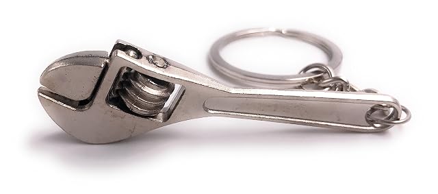 H-Customs H-Aduanas llave británica llavero de metal