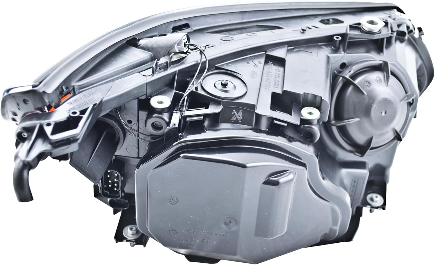 HELLA 160291011 Headlight Assembly, BMW 5-Series (E60, E61), Driver's Side, Multi