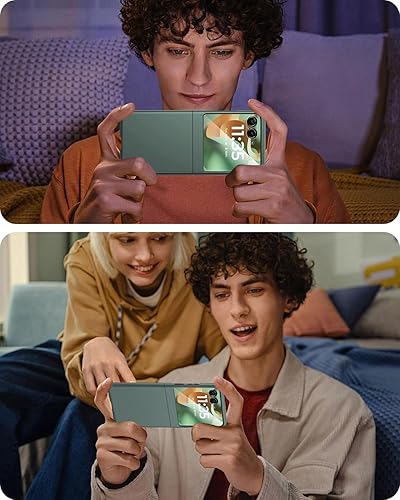 Vista 65 de Miimall Funda delgada para Galaxy Flip 7 con protector de pantalla integrado, grado militar, a prueba de golpes, a prueba de caídas, antiarañazos