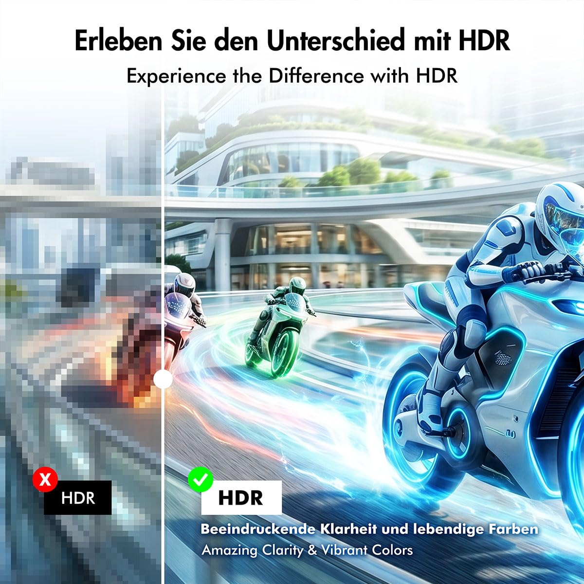Logilink Cavo di collegamento HDMI certificato (maschio/maschio), risoluzione UHD fino a 8K/60 Hz, velocità dati fino a 48 Gbps, eARC, Dynamic HDR, VRR, ALLM, lunghezza: 2 m