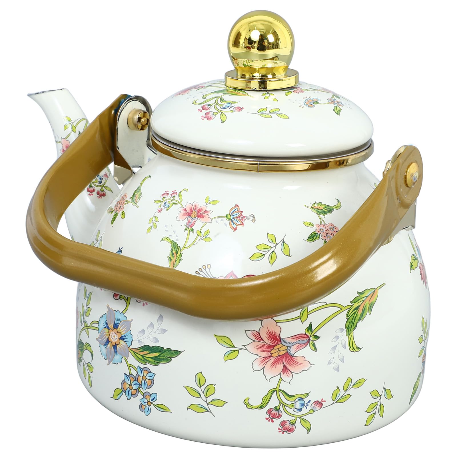 Bouilloire à thé en émail pour cuisinière qui élimine les goûts métalliques