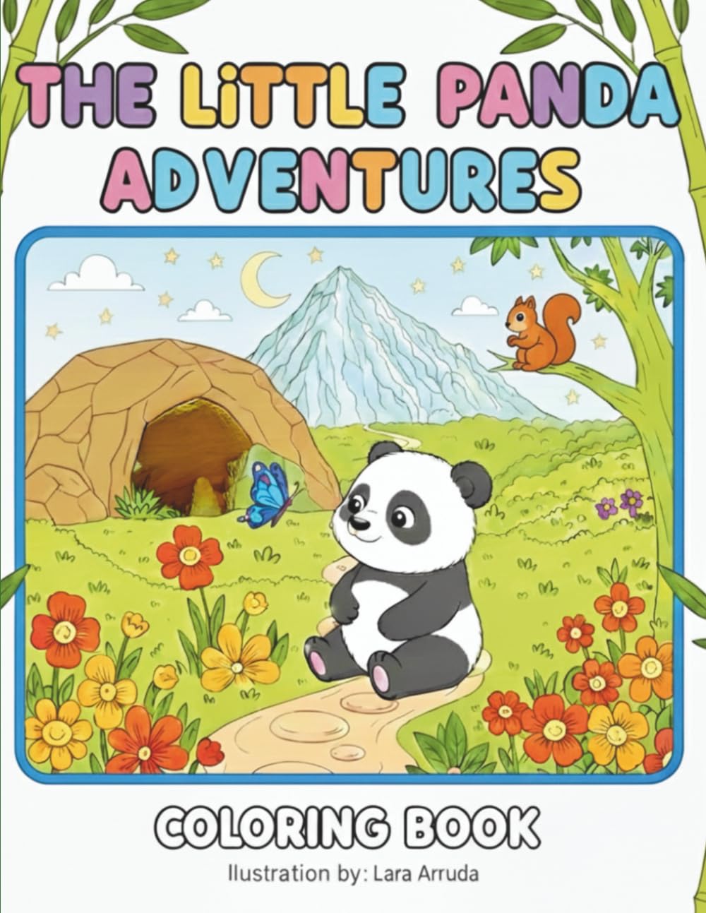 The Little Panda Adventures: Coloring book