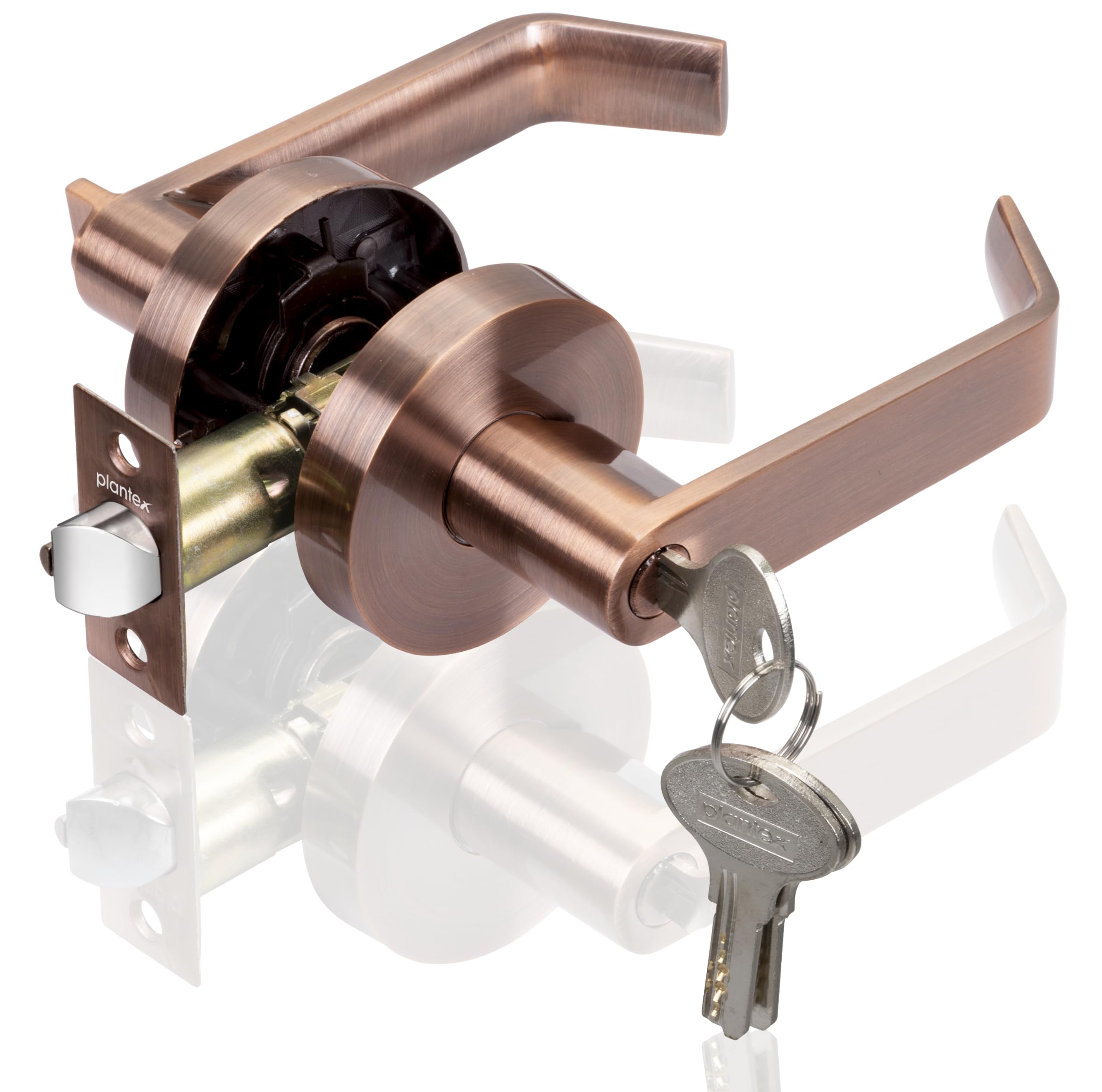 Plantex New Age Heavy Duty Mortise Lock/Main Door Lock Set with 3 Keys/Mortise Door Handle Lock/Door Lock for Residential & Commercial Spaces (Copper Antique) (B0CMQK2PL8) Amazon Price History, Amazon Price Tracker