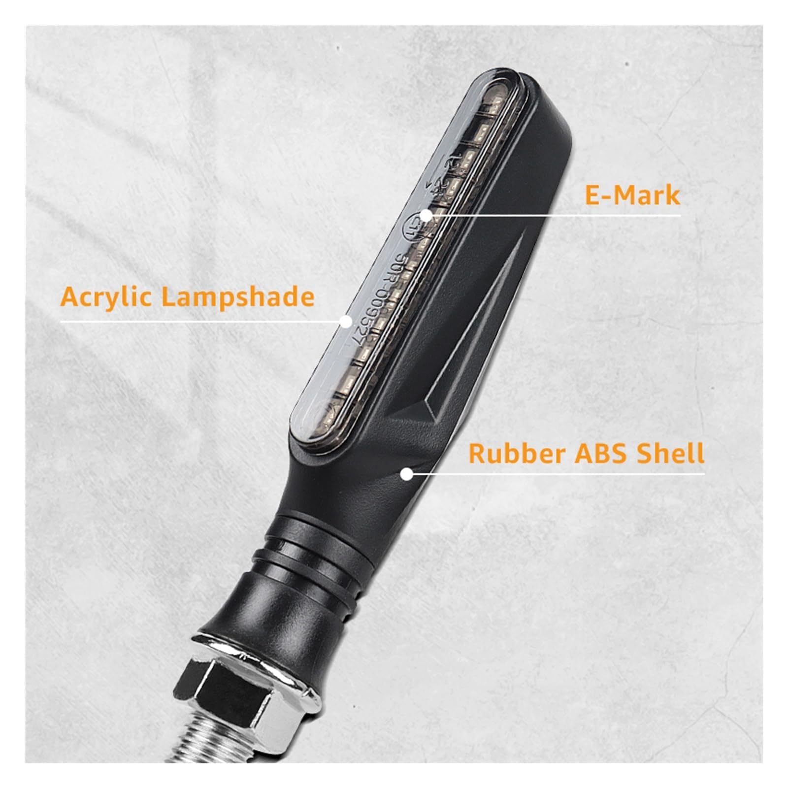 Indicadores de motocicleta Para HONDA Para Hornet 600 CB600F CB599 CB600 CBF600 Intermitente de motocicleta Luces de señalización LED para motocicleta 12led Intermitente Moto Flujo de agua