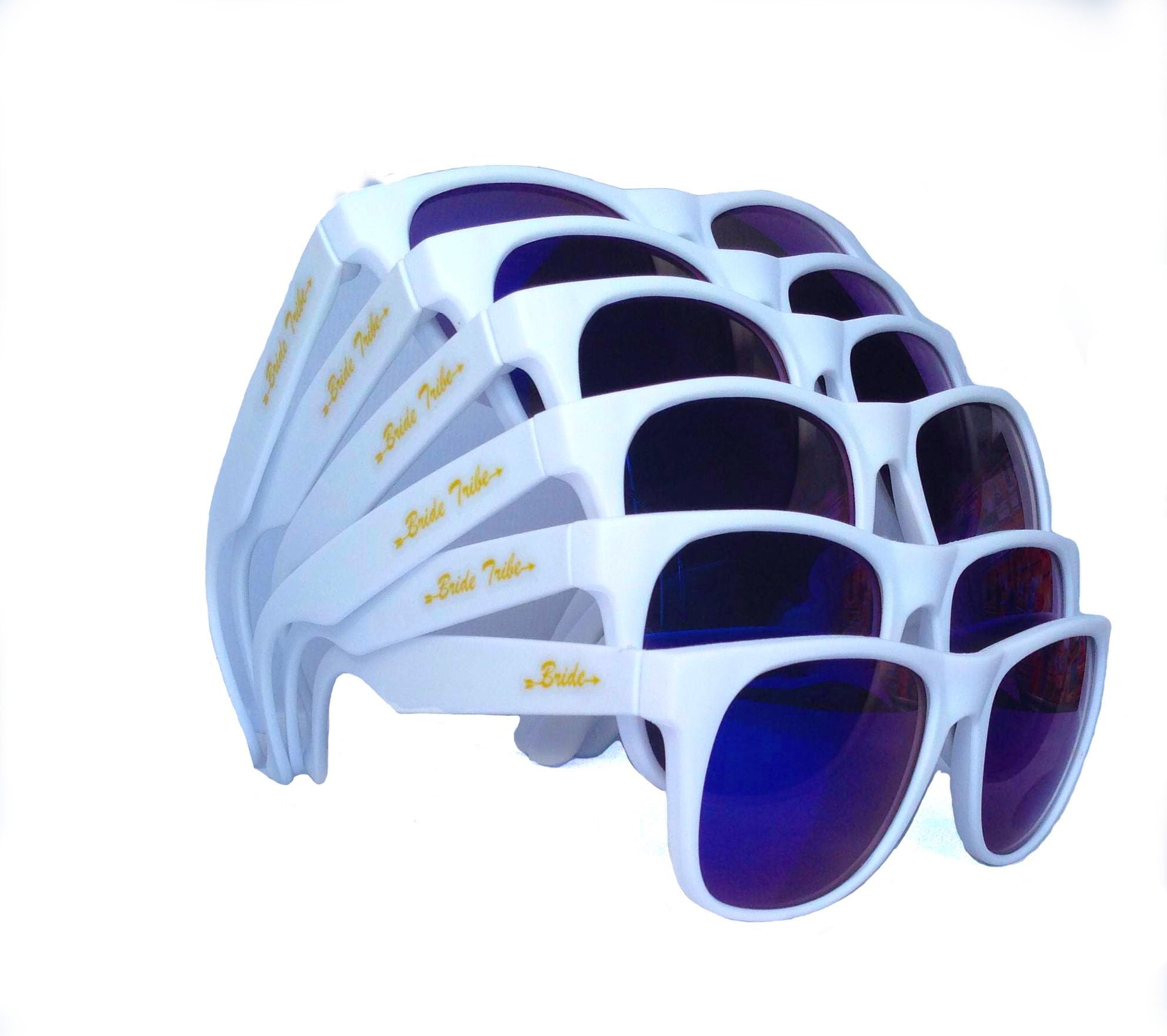 Bridal Party Sunglasses by Fabulous Shades 5 pairs of Bride Tribe Sunglasses, 1 pair of Bride Sunglasses.