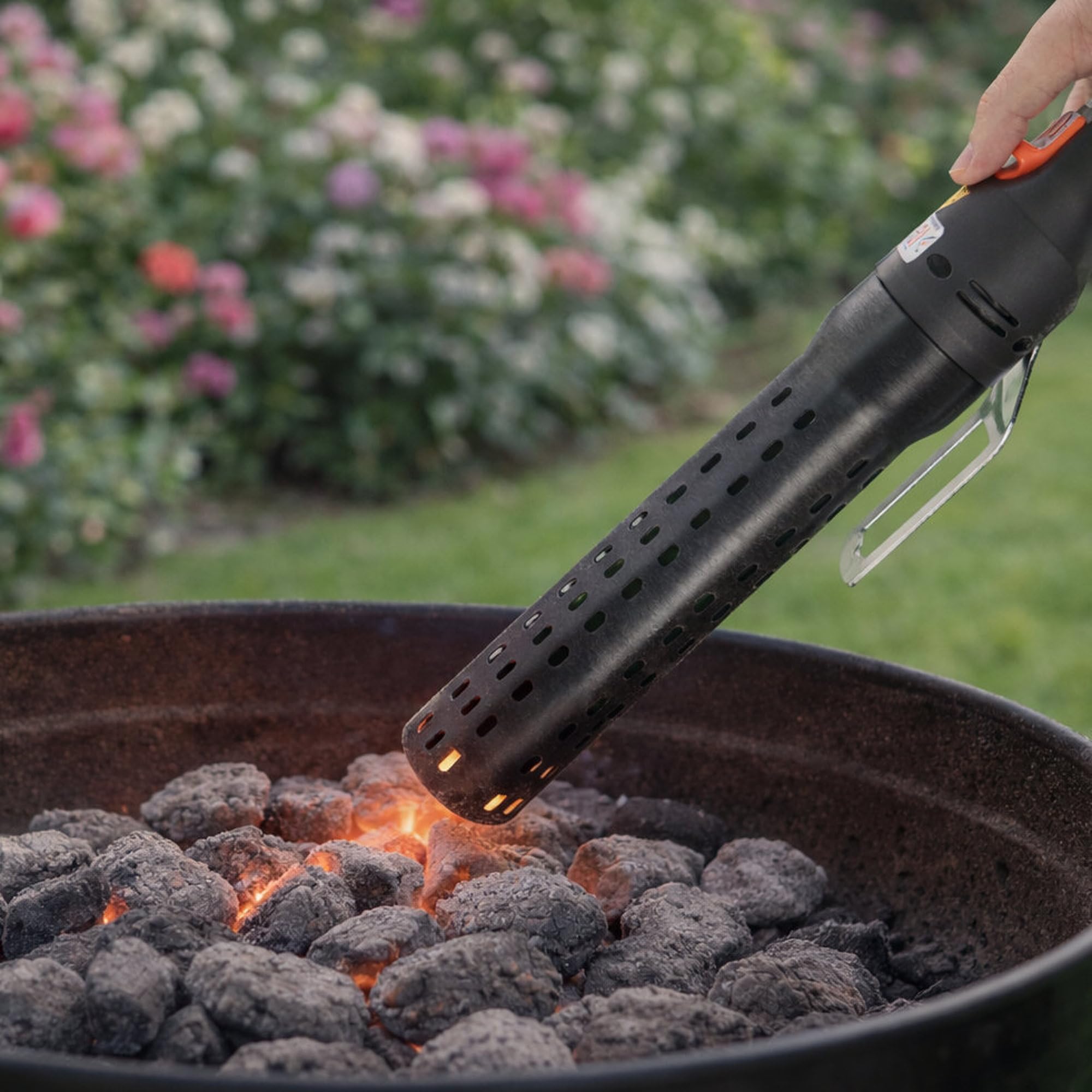BBQ-Toro Elektryczna rozpałka do grilla IGGI czarna | 2000 W, 650 °C | elektryczna zapalarka do grilla na węgiel drzewny | elektryczna zapalarka do grilla | elektryczna zapalarka do grilla