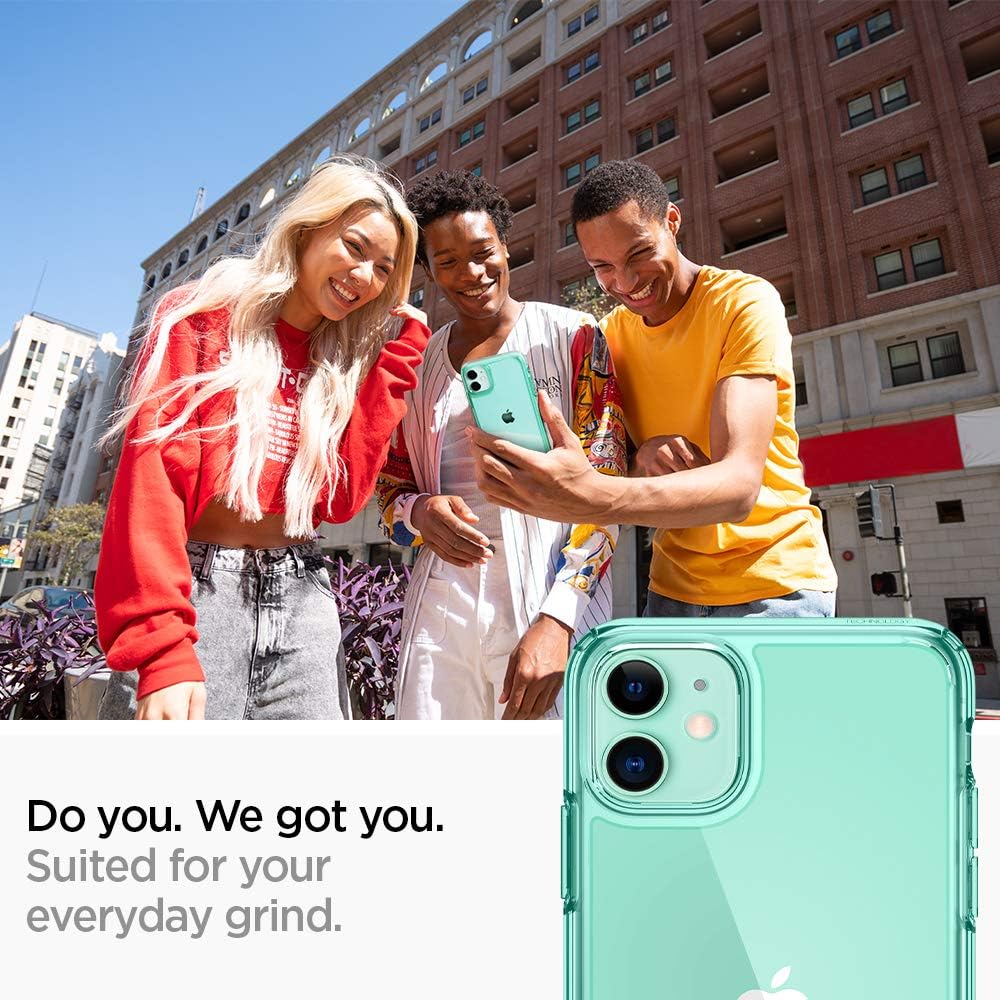 Spigen Ultra Hybrid Designed for Apple iPhone 11 Case (2019) - Green Crystal
