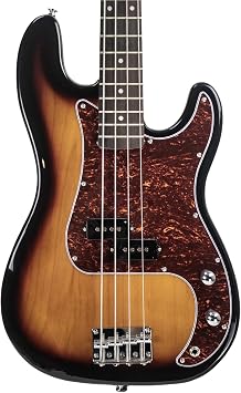 Sawtooth EP Series Alder Wood Electric Bass Guitar Sunburst Alder Right-Handed