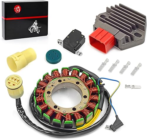 Miniatura 2 de Estator y rectificador compatible con HONDA Foreman 450 TRX450ES TRX450S 1998-2001 Foreman 400 TRX400FW 4x4 1995-2003 31120-HM7-014 31600-HM7-003 34