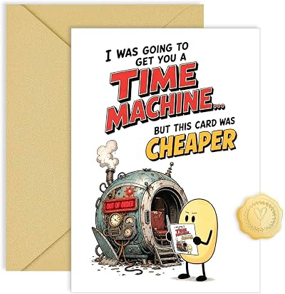 Funny Belated Birthday Card, Sarcastic Late Greeting
