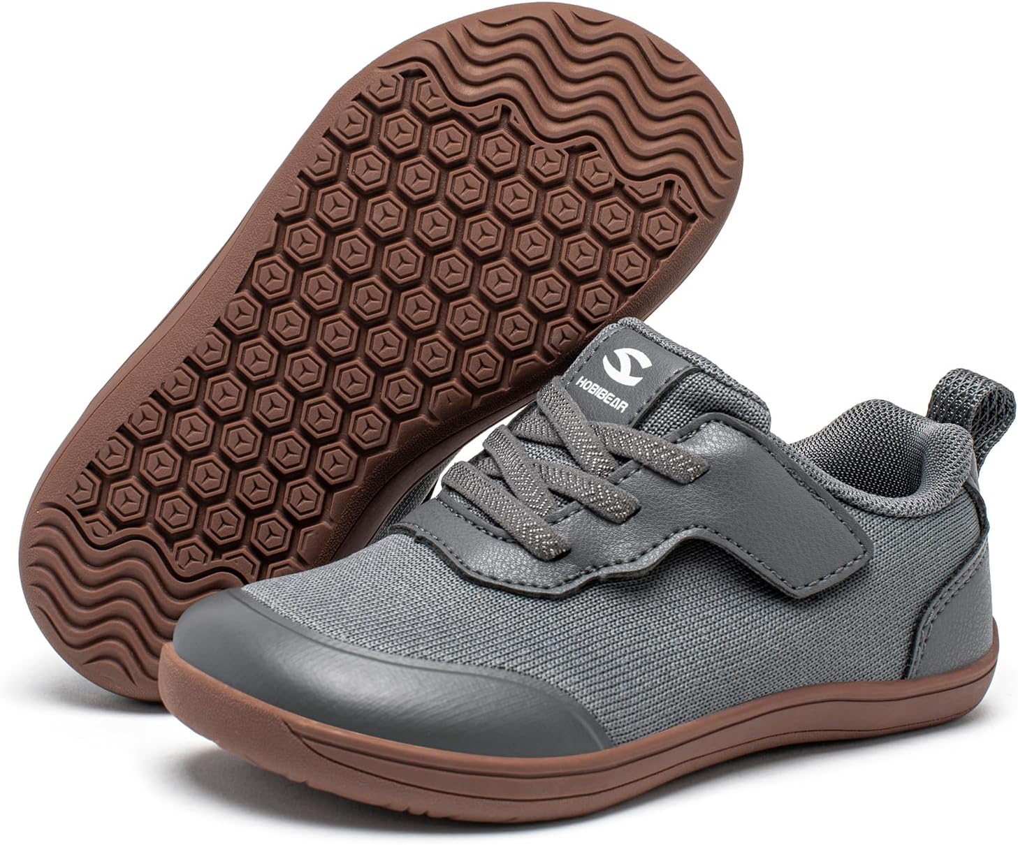 HOBIBEAR Toddler and Kids Wide Minimalist Barefoot Shoes Boys Girls Walking Sneakers Shoes | Zero Drop Sneakers (Toddler/Little Kid/Big Kid)