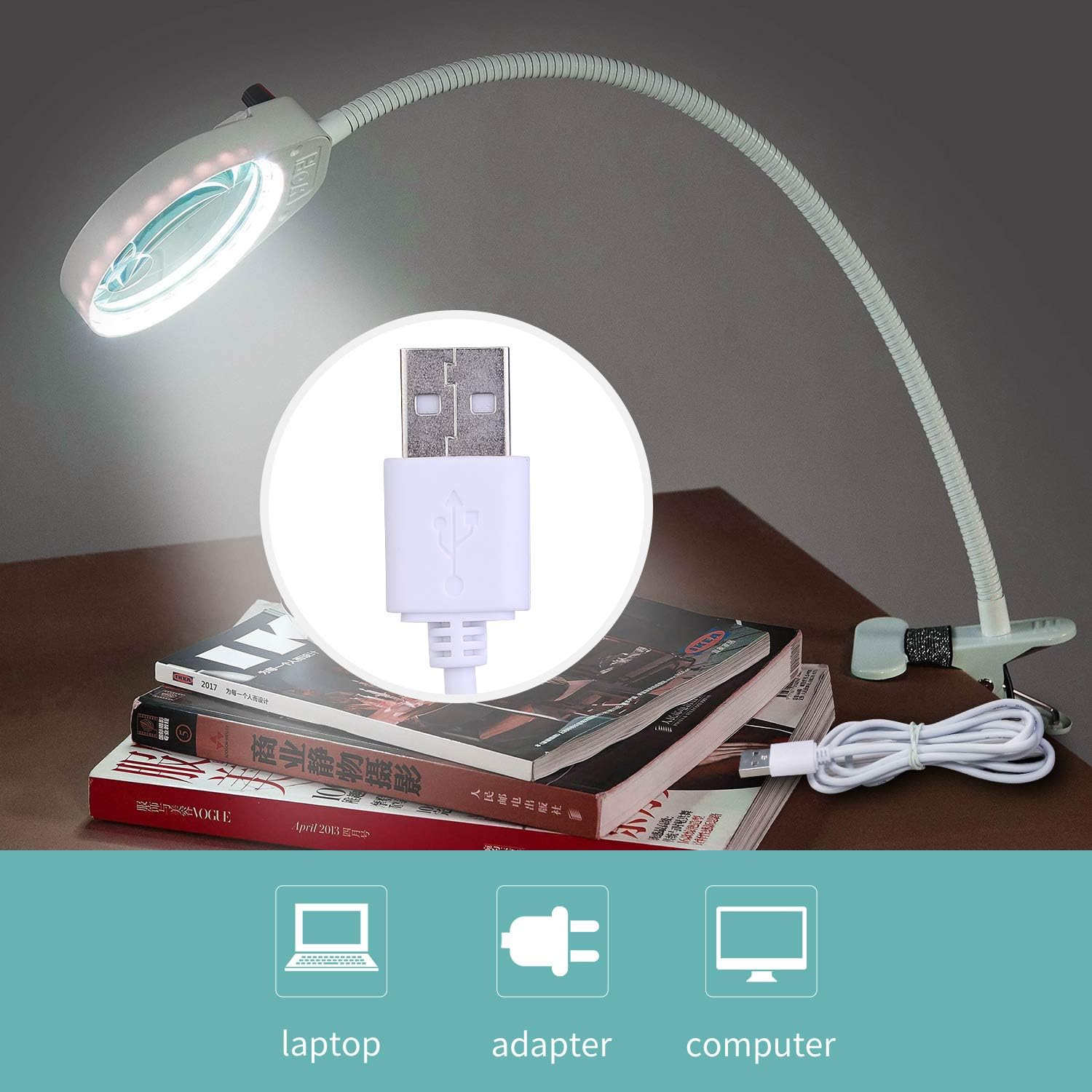 Blасk Frіdау - 40% оƒƒ Holulo Magnifying Glass Lamp with Clamp,3X 10X LED 1064Lumens Desktop Clamp Lamp Magnifier,Daylight Adjustable Clip-on Flexible Craft Lamp for Reading, Hobbies,Low Vision,Task Crafts or Workbench 70% оƒƒ Evеrуthіng Holulo Magnifying Glass Lamp with Clamp,3X 10X LED 1064Lumens Desktop Clamp Lamp Magnifier,Daylight Adjustable Clip-on Flexible Craft Lamp for Reading, Hobbies,Low Vision,Task Crafts or Workbench