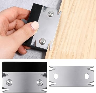 Laminate Edging Trimmer, Upgraded Mini Stainless Steel Edge Banding Trimmers Blade Cutter Wood Working Tools Hand Planer for Woodworking, Durable Trimmer for Veneer, PVC, ABS, Wood