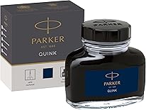 Parker 1950378, Vidro De Tinta Quink Azul Negro, 57 ml