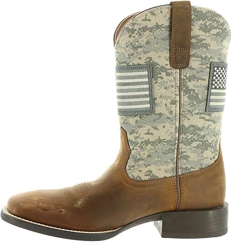 Ariat - Botas deportivas para hombre, diseño de puntera redonda