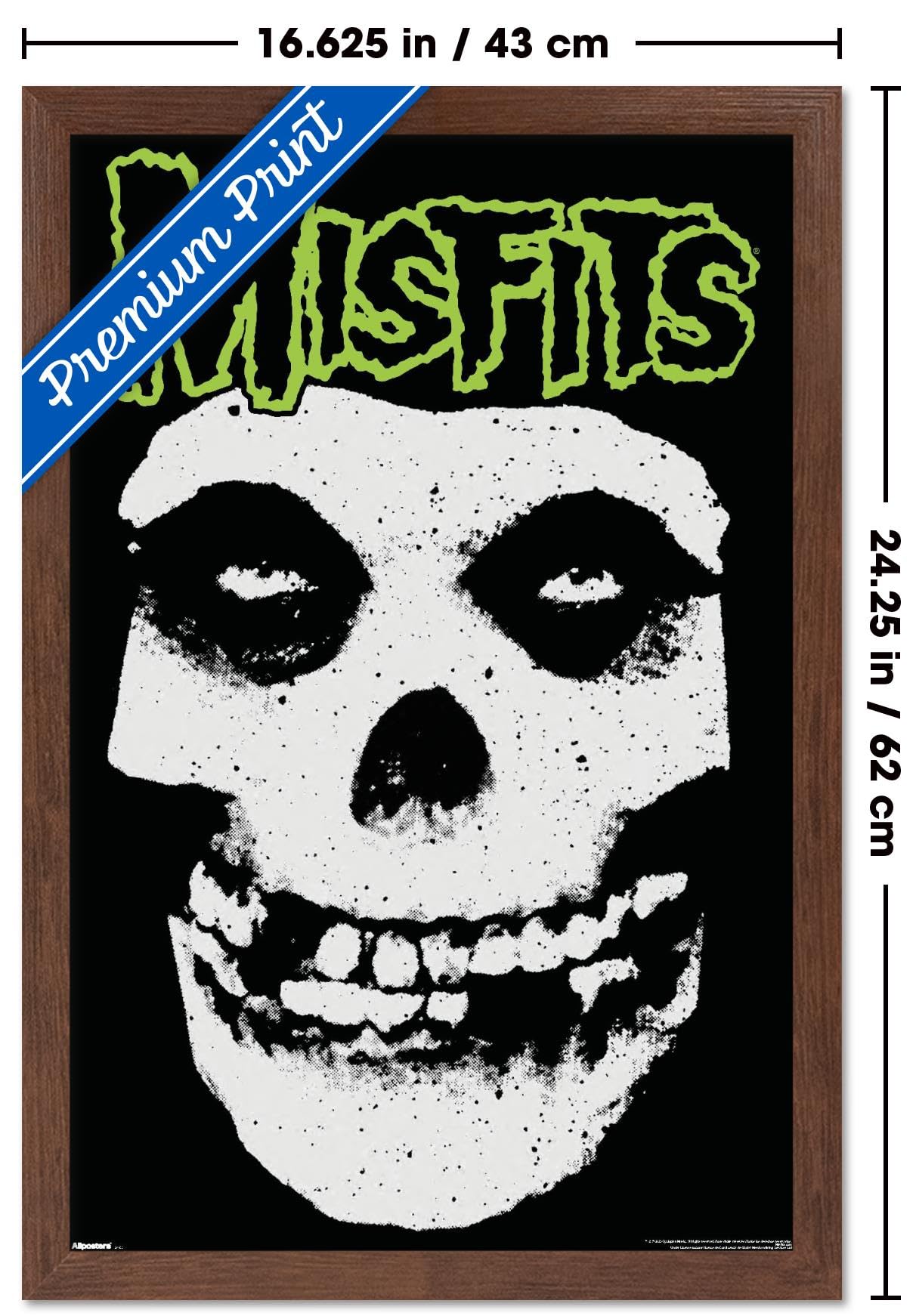 Amazon.com: Misfits - Classic Fiend Splatter Wall Poster, 22.4L