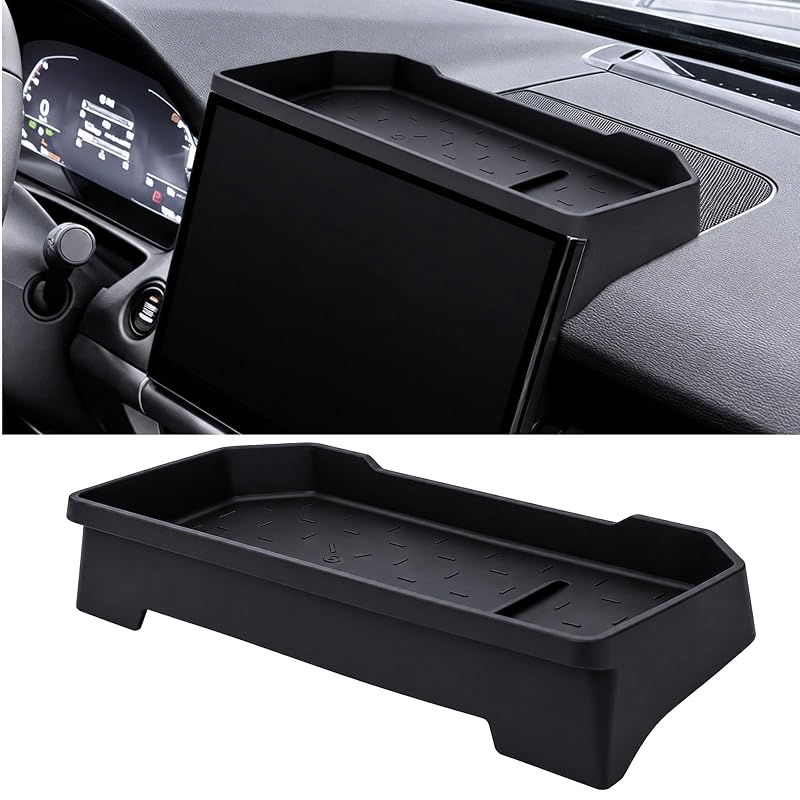 Organizador de Console Central em Silicone para Mazda CX-5 2026, Compatível com Tela de 12,9 e 15,6 Polegadas, HOLEMISINN