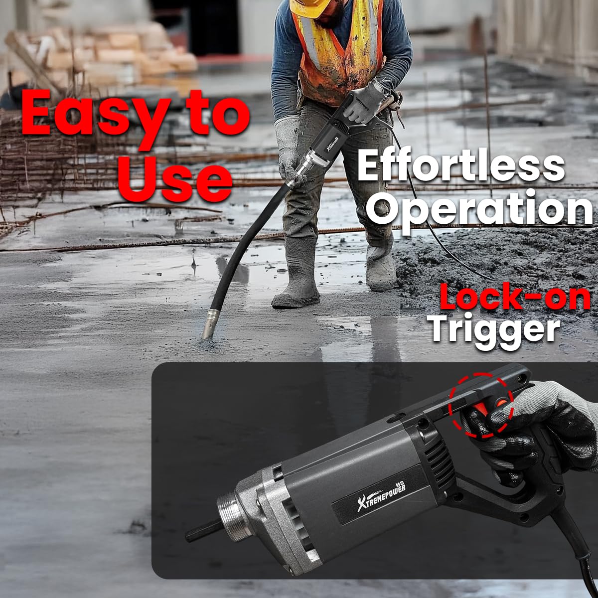 XtremepowerUS Concrete Vibrator - 780W Handheld -6 XtremepowerUS Concrete Vibrator - 780W Handheld -6