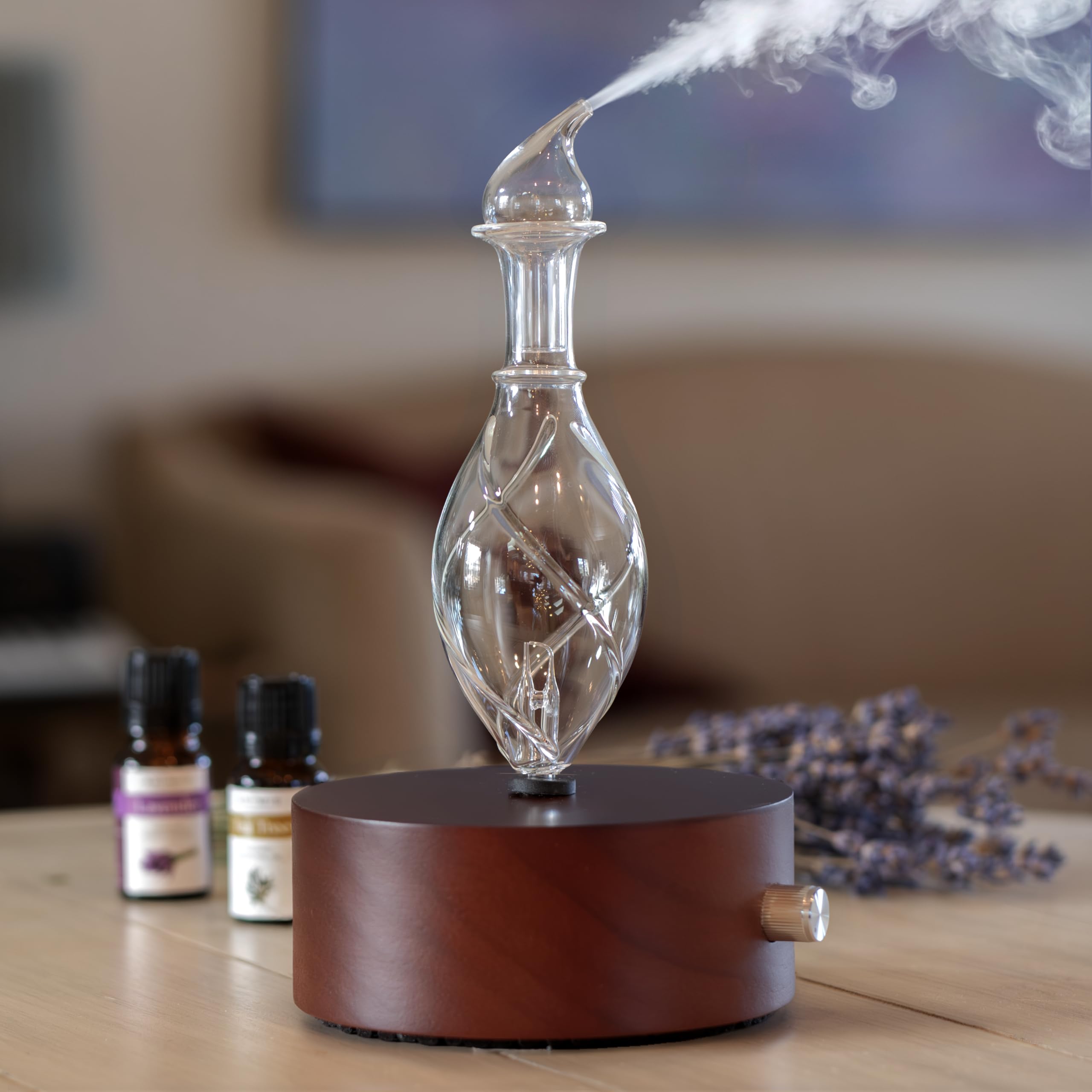Aromatherapy Diffuser - Professional Grade - Wood and Glass (Solum Nox Vitis) (Solum Nox Vitis)