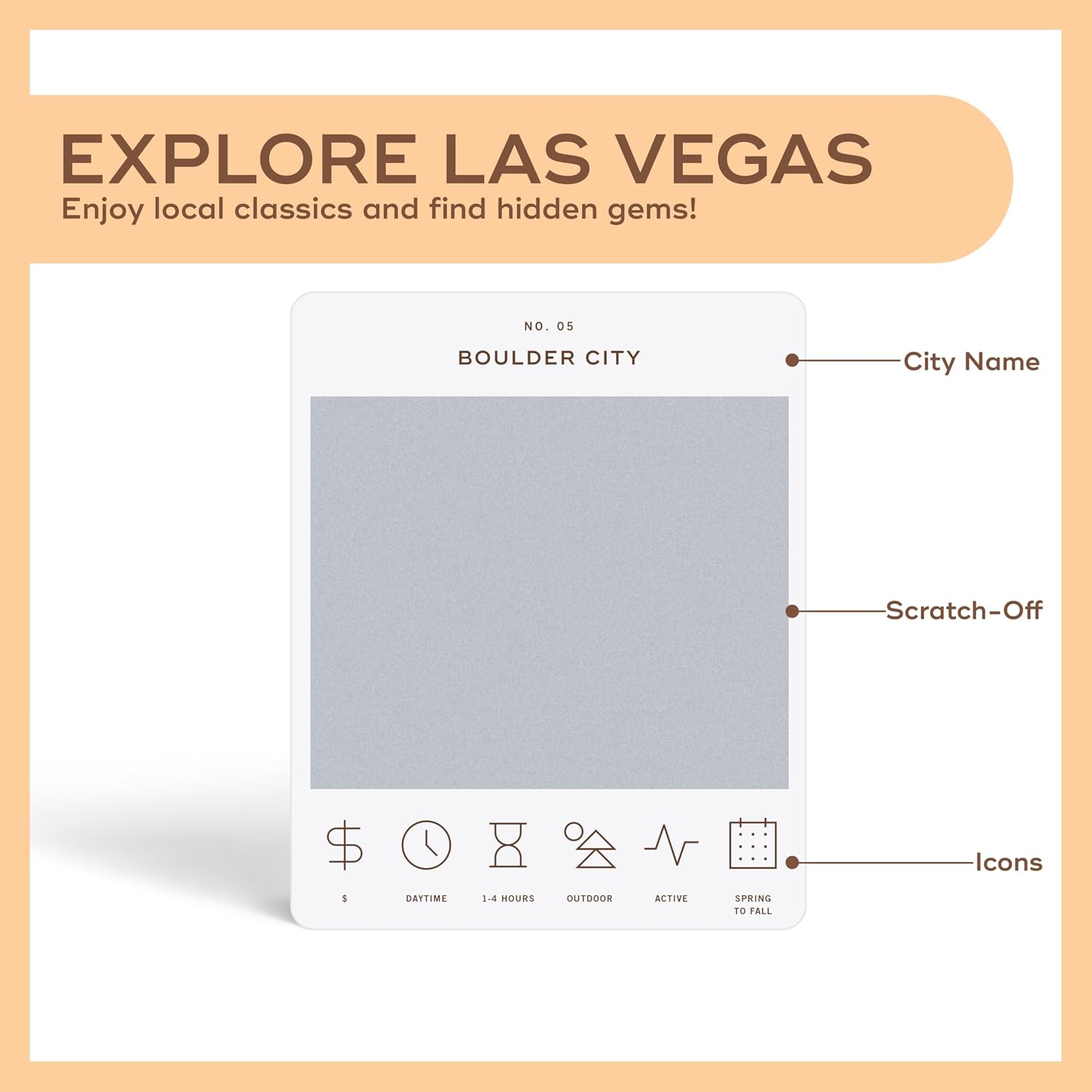 Las Vegas Adventure Bucket List - 50 Scratch-Off Cards image 3