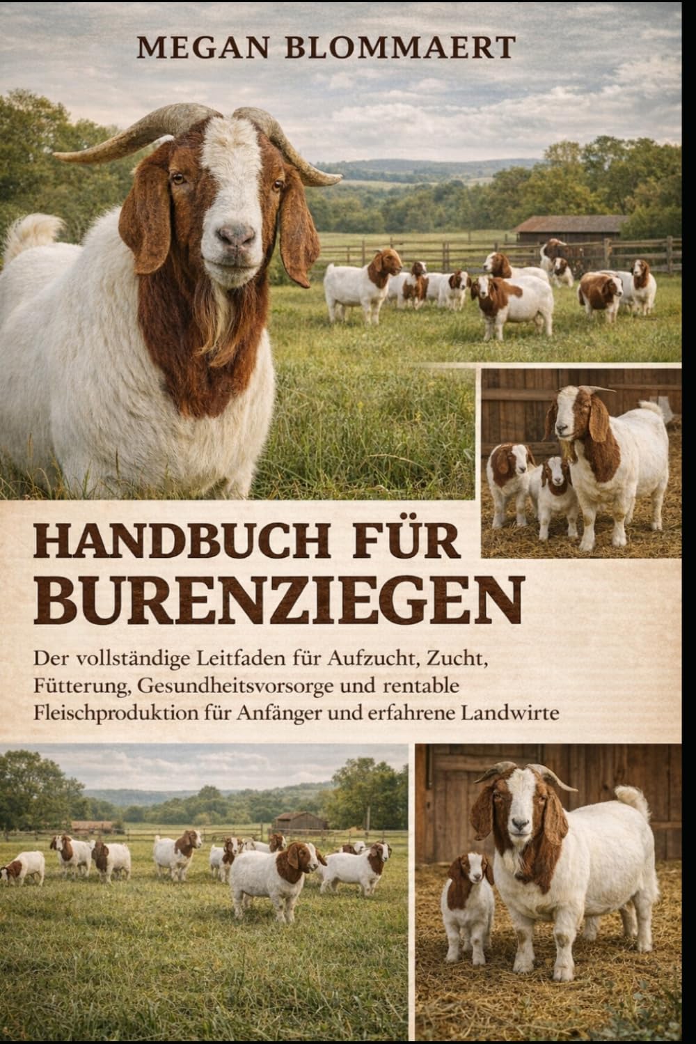HANDBUCH FÜR BURENZIEGEN: Der vollständige Leitfaden für Aufzucht, Zucht, Fütterung, Gesundheitsvorsorge und rentable Fleischproduktion für Anfänger und erfahrene Landwirte